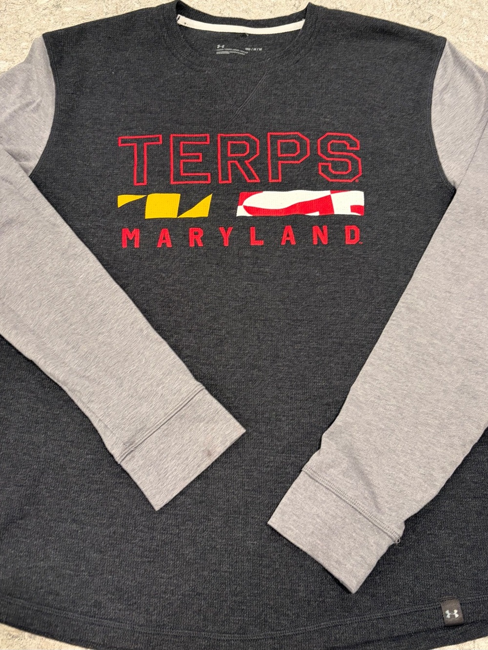 Under Armour Maryland Terps Women’s Long-Sleeve Shirt Thermal-Medium